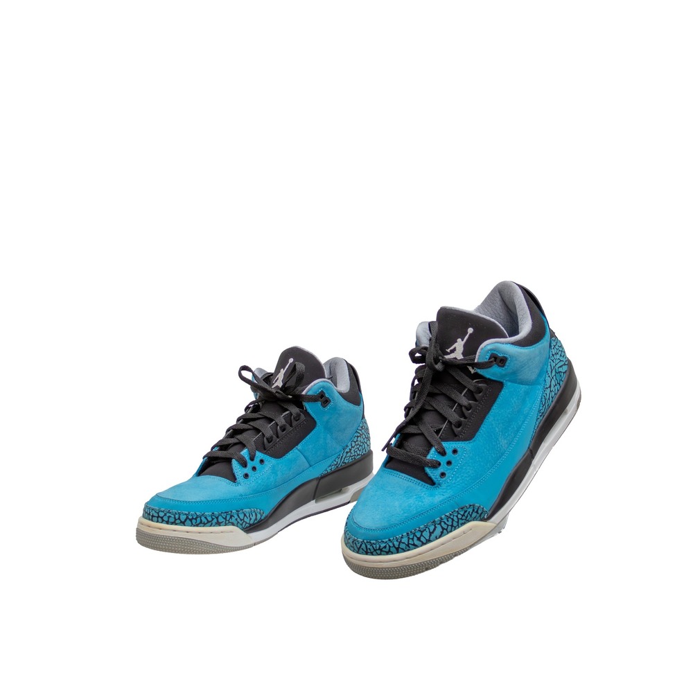 Nike Air Jordan 3 Retro Powder Blue 136064-406 Men's Size US 10.5 UK 9.5 EU 44.5